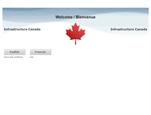 Tablet Screenshot of infrastructure.gc.ca