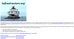 Desktop Screenshot of infrastructure.org